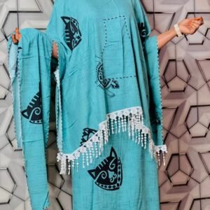 Elegant Abaya with Matching Veil – Modest Islamic Wear