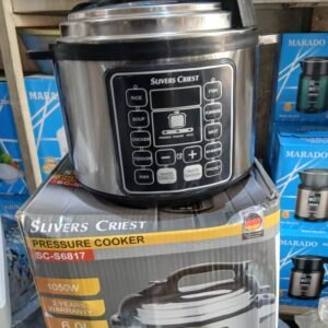 Silver Crest Digital Electric Pressure Cooker – Stainless Steel