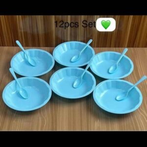Unbreakable Plastic Deep Round Bowl Set