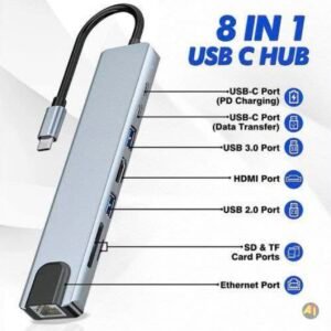 7-in-1 USB-C Hub Adapter with 4K HDMI, USB 3.0 & SD 7-in-1 USB-C Hub Adapter with 4K HDMI, USB 3.0 & SD